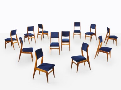 View full screen - View 1 of Lot 10. Set of twelve chairs.