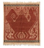 Trois tissus cérémoniels "à jonques" tampan, Lampung, Sumatra, Indonésie, début du 20e siècle | Three ceremonial hanging "ship cloth" tampan, Lampung, Sumatra, Indonesia, early 20th century