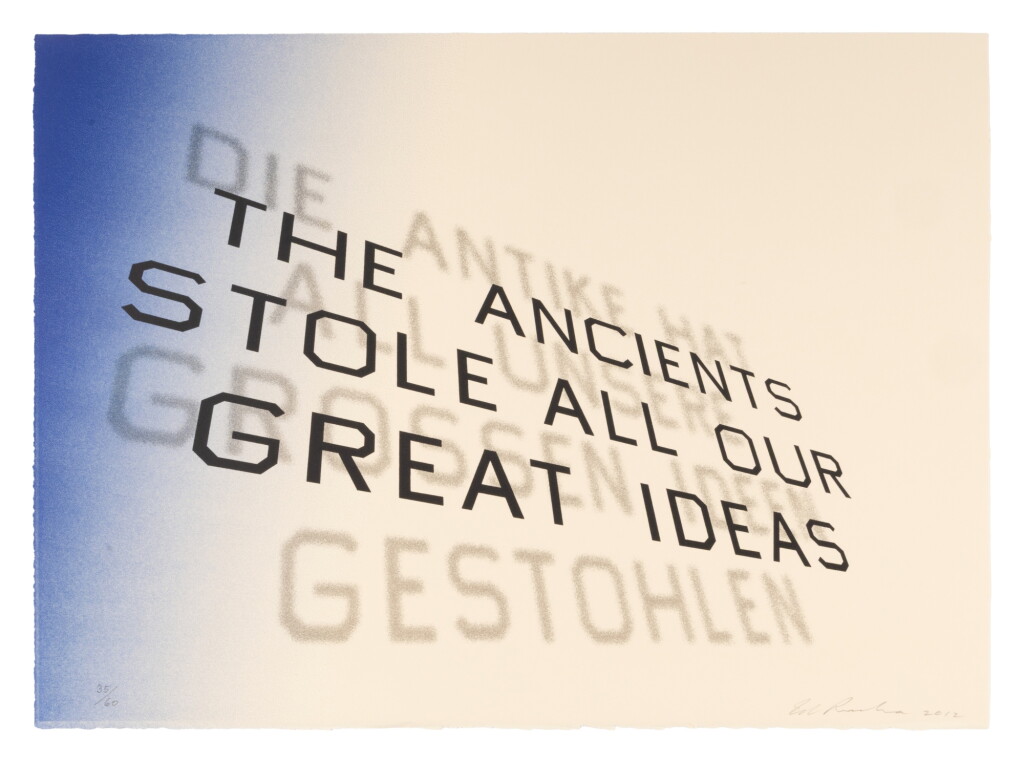View full screen - View 1 of Lot 1279. The Ancients Stole All Our Great Ideas.