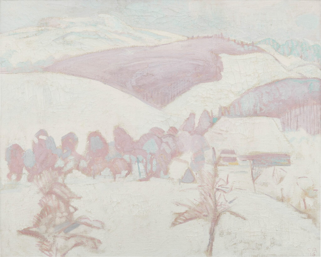 View full screen - View 1 of Lot 21. Winterlandschaft, 1916.