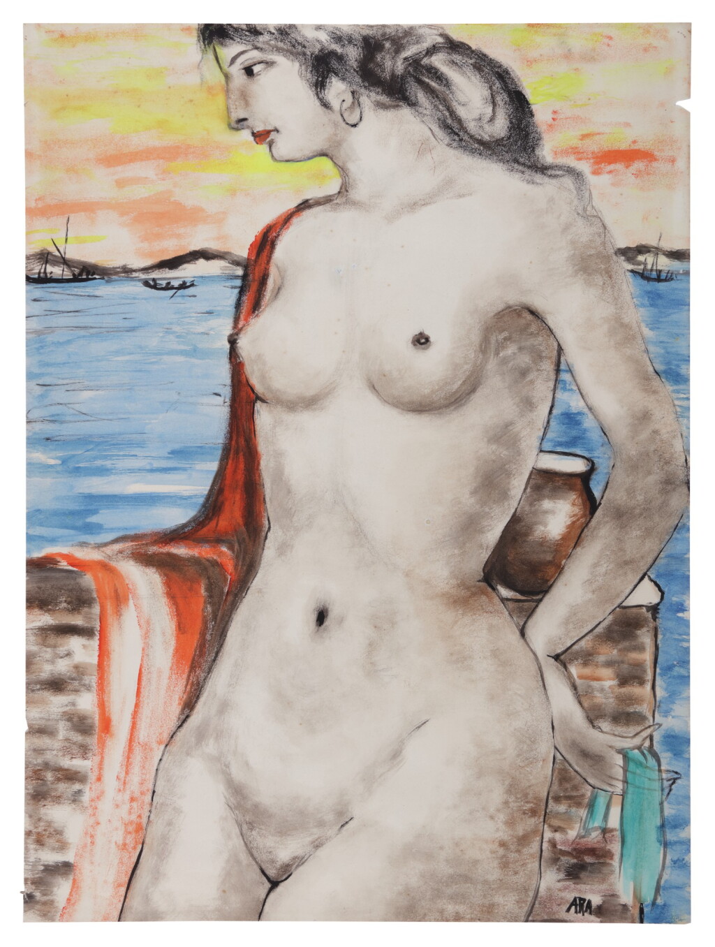 View full screen - View 1 of Lot 51. Untitled (Nude).