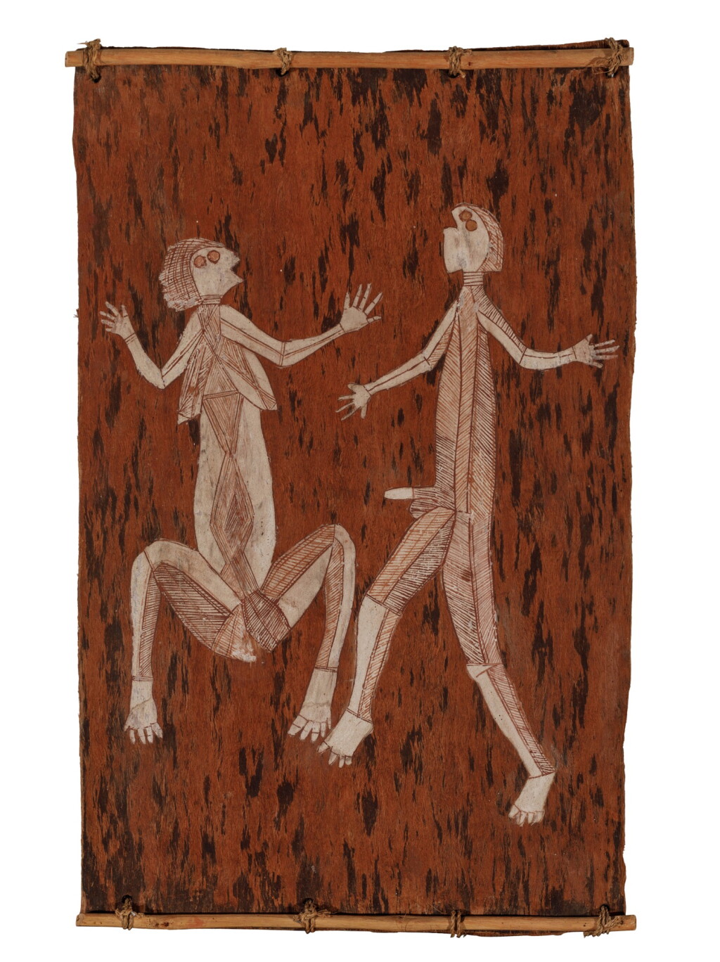 View full screen - View 1 of Lot 34. Male Mimih Propositioning a Female Mimih, circa 1975.