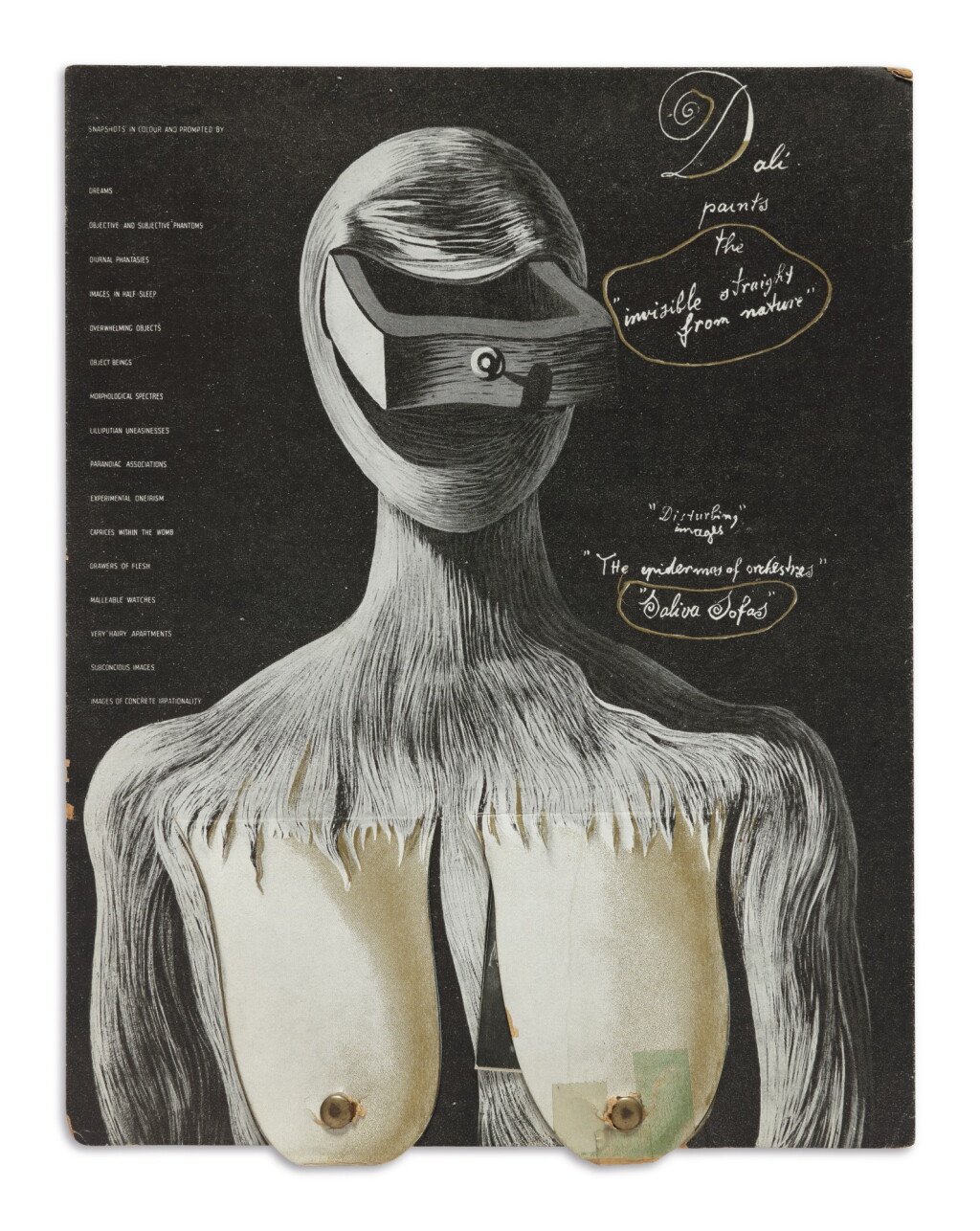 View full screen - View 1 of Lot 40. SALVADOR DALÍ | SOUVENIR CATALOGUE, JULIEN LEVY GALLERY, 1936.