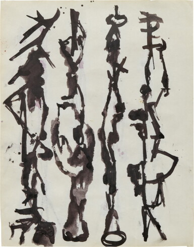 View full screen - View 1 of Lot 41. Untitled (recto verso).