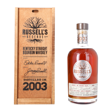 View full screen - View 1 of Lot 533. Russell's Reserve 89.5 proof 2003 (1 BT75).