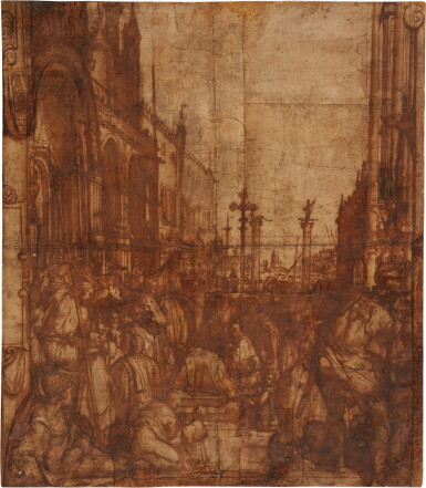 View full screen - View 1 of Lot 14. The Submission of the Emperor Frederick Barbarossa to Pope Alexander III.