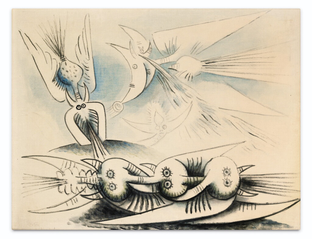 View full screen - View 1 of Lot 34. WIFREDO LAM | SANS TITRE.