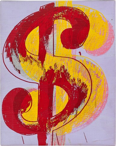 View full screen - View 1 of Lot 537. Andy Warhol 安迪・沃荷 | Dollar Sign 美元符號.