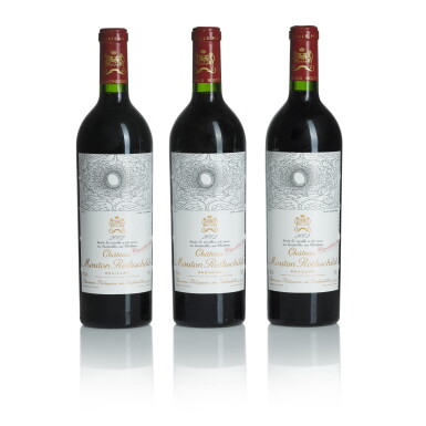 View full screen - View 1 of Lot 218. Château Mouton Rothschild 2002 (6 BT).