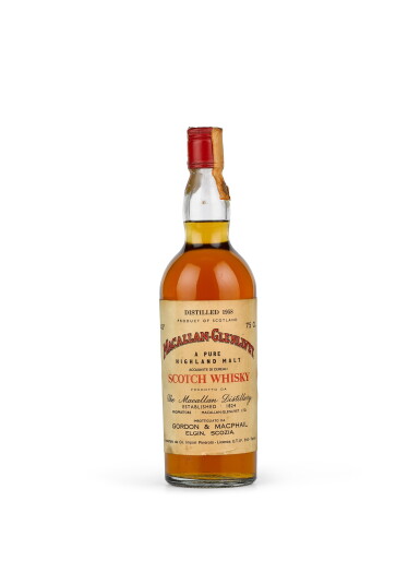 View full screen - View 1 of Lot 30. Macallan-Glenlivet by Gordon & Macphail 1958 (1 BT).