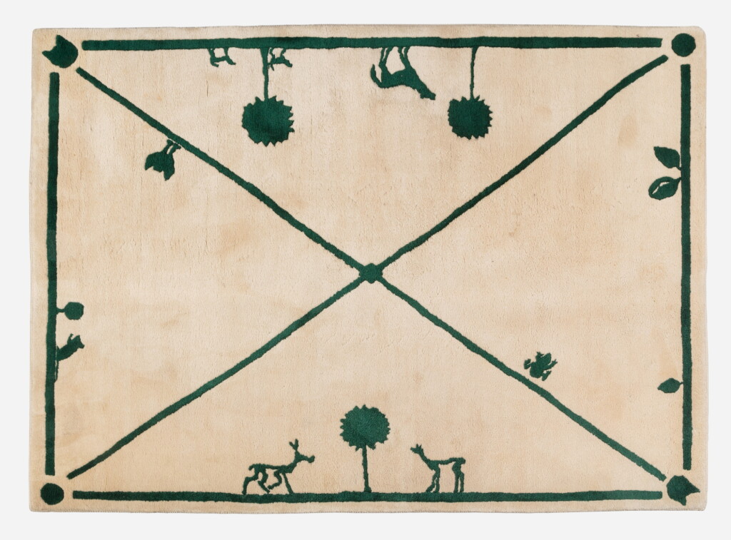 View full screen - View 1 of Lot 140. La promenade des amis rug.