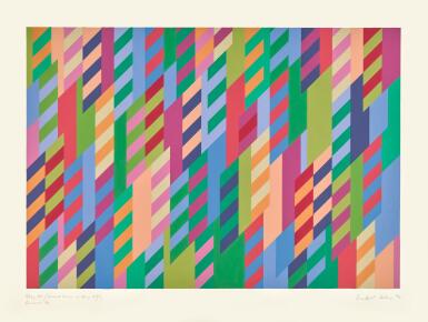View full screen - View 1 of Lot 188. BRIDGET RILEY | MAY 28 (REVISED VERSION OF MAY 27) BASSACS ‘94.