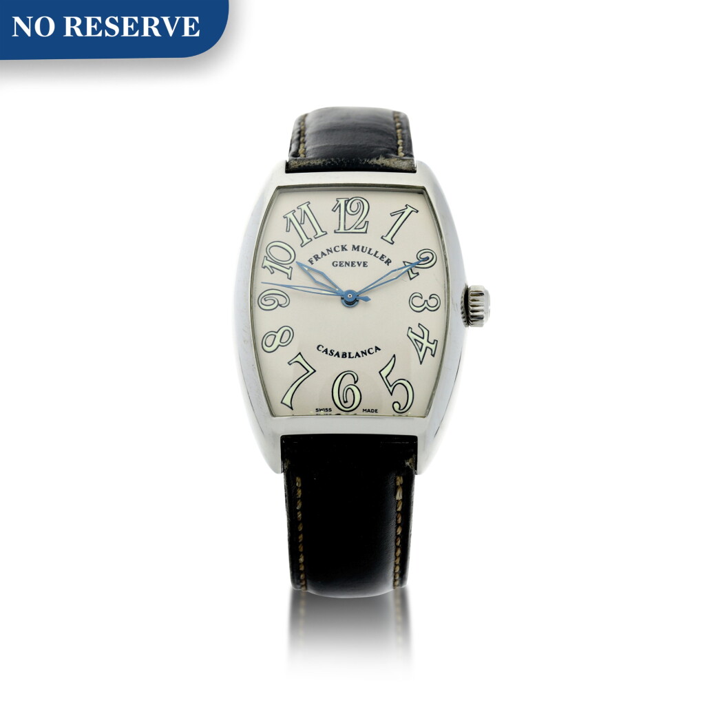 View full screen - View 1 of Lot 226. CASABLANCA A STAINLESS STEEL AUTOMATIC TONNEAU SHAPED AUTOMATIC CENTER SECONDS WRISTWATCH, CIRCA 2000.