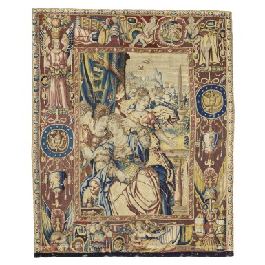 View full screen - View 1 of Lot 89. A Bruges Historical Tapestry, Late 16th/Early 17th Century.