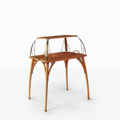 View full screen - View 1 of Lot 60. LÉON BÉNOUVILLE | TWO-TIER TABLE.
