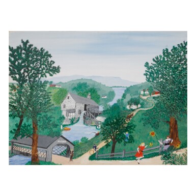 View full screen - View 1 of Lot 67. ANNA MARY ROBERTSON (GRANDMA) MOSES | THE OAKS.