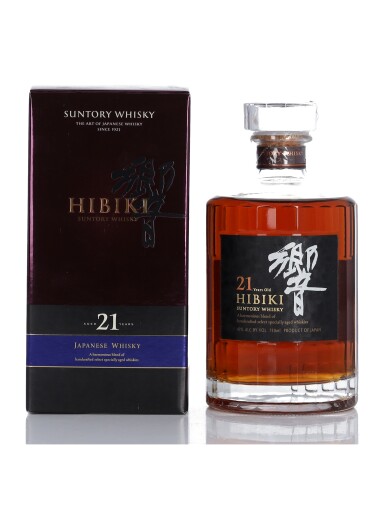 View full screen - View 1 of Lot 66. Hibiki 21 Year Old 43.0 abv NV (1 Bottle 75cl).
