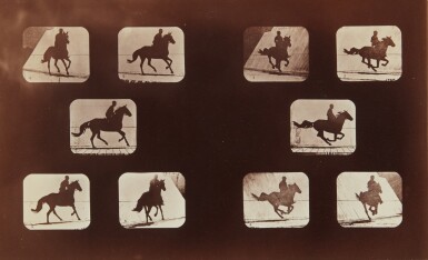 View full screen - View 1 of Lot 135. Running Horse and Rider (plates 159-160 from The Attitudes of Animals in Motion).