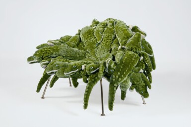 View full screen - View 1 of Lot 63. "Alligator" Chair from the Banquette Series.