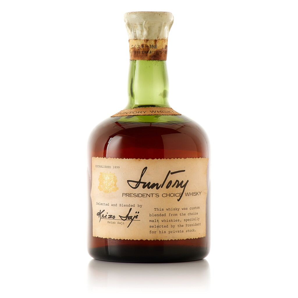 View full screen - View 1 of Lot 6294. Suntory President's Choice Kenzo Saji 43.0 abv NV (1 BT72).