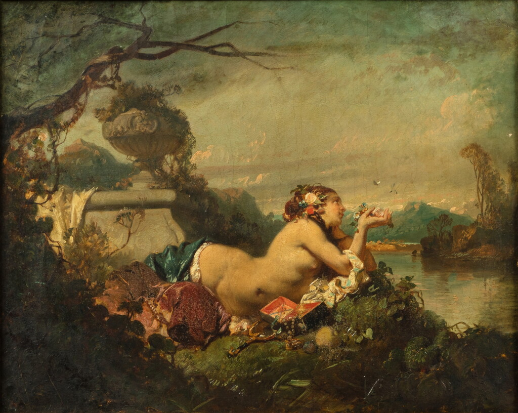 View full screen - View 1 of Lot 166. Reclining nude | Nu allongé.