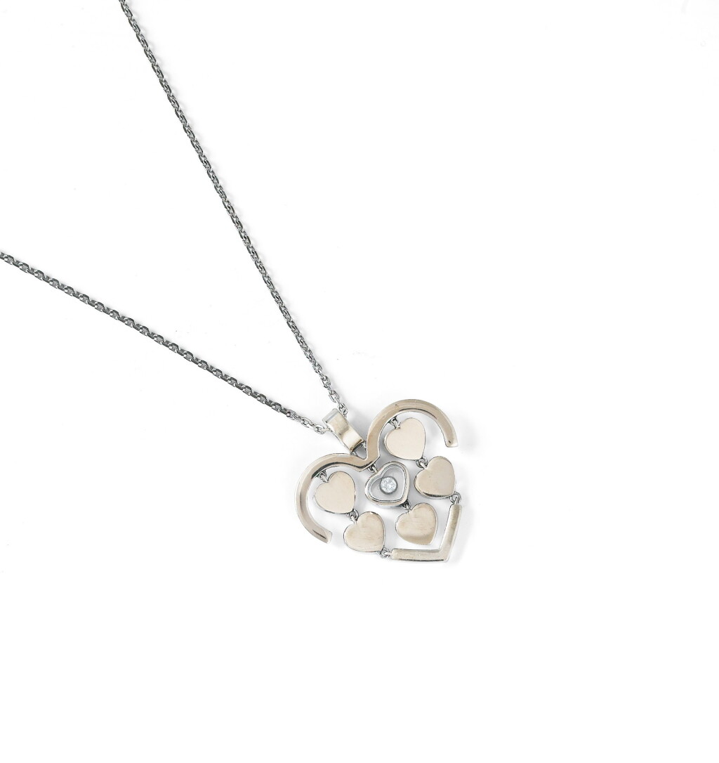 View full screen - View 1 of Lot 105. COLLIER DIAMANT, "HAPPY DIAMONDS", CHOPARD | DIAMOND NECKLACE, 'HAPPY DIAMONDS', CHOPARD.