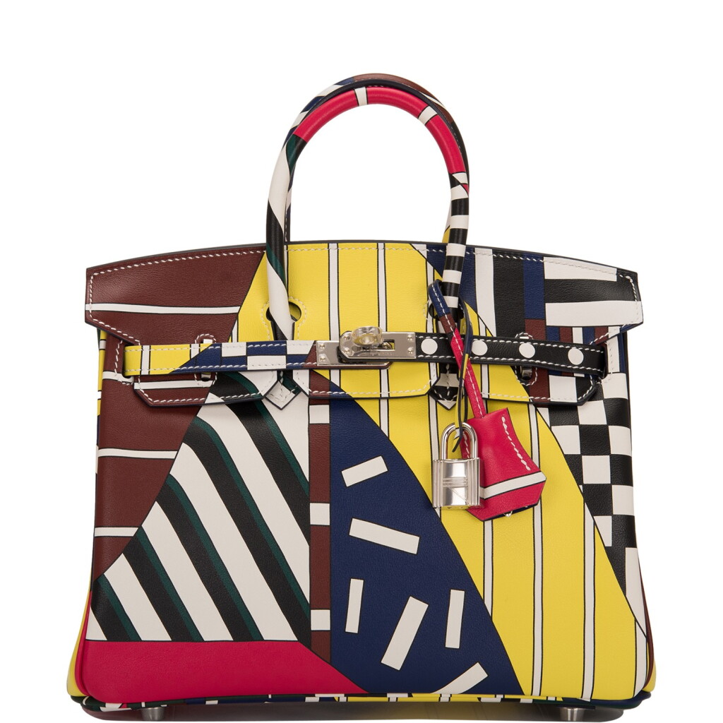 View full screen - View 1 of Lot 3. Hermès "One Two Three and Away We Go" Limited Edition Birkin 25cm Palladium Hardware.
