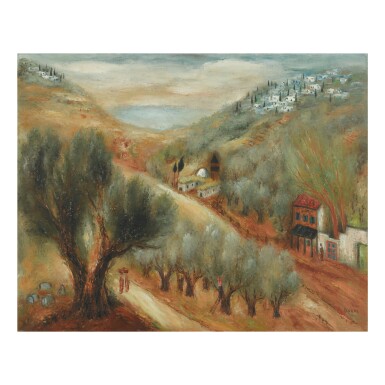 View full screen - View 1 of Lot 44. REUVEN RUBIN | SAFED IN GALILEE.