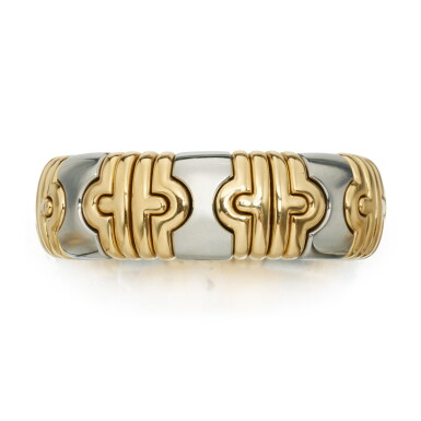 View full screen - View 1 of Lot 103. Two-Color Gold 'Parentesi' Bracelet.