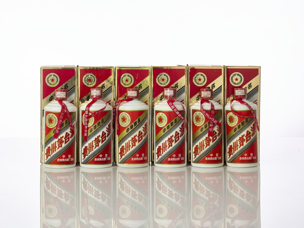 View full screen - View 1 of Lot 101. 1998年產五星牌貴州茅台酒 Kweichow Five Star Moutai 1998 (6 BT50).