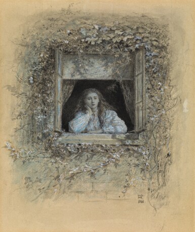 View full screen - View 1 of Lot 21. SIR JOHN EVERETT MILLAIS, P.R.A. | REVERIE.