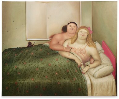 View full screen - View 1 of Lot 106. FERNANDO BOTERO | LOS AMANTES.