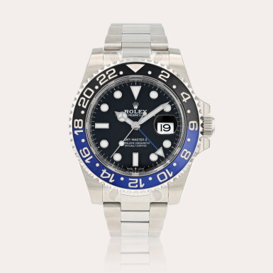 View full screen - View 1 of Lot 380. GMT-Master II, reference 126710BLNR Montre bracelet à double fuseau horaire en acier avec date | Stainless steel dual time zone wristwatch with date and bracelet Vers 2021 | Circa 2021.