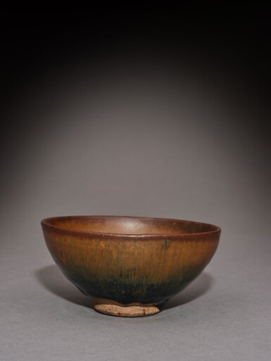 View full screen - View 1 of Lot 83. A 'Jian' 'hare's fur' tea bowl, Song dynasty | 宋 建窯兔毫盞.
