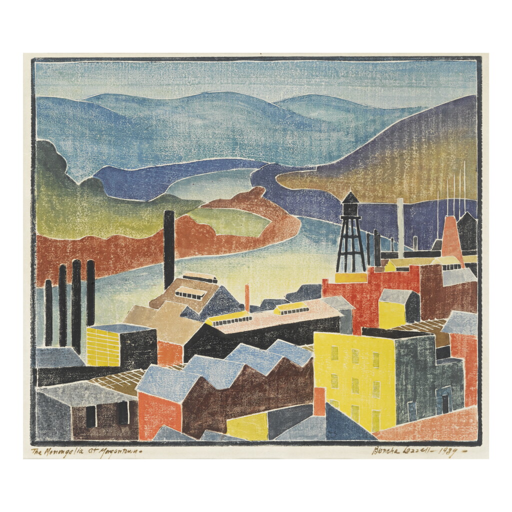 View full screen - View 1 of Lot 25. BLANCHE LAZZELL | THE MONONGAHELA AT MORGANTOWN.