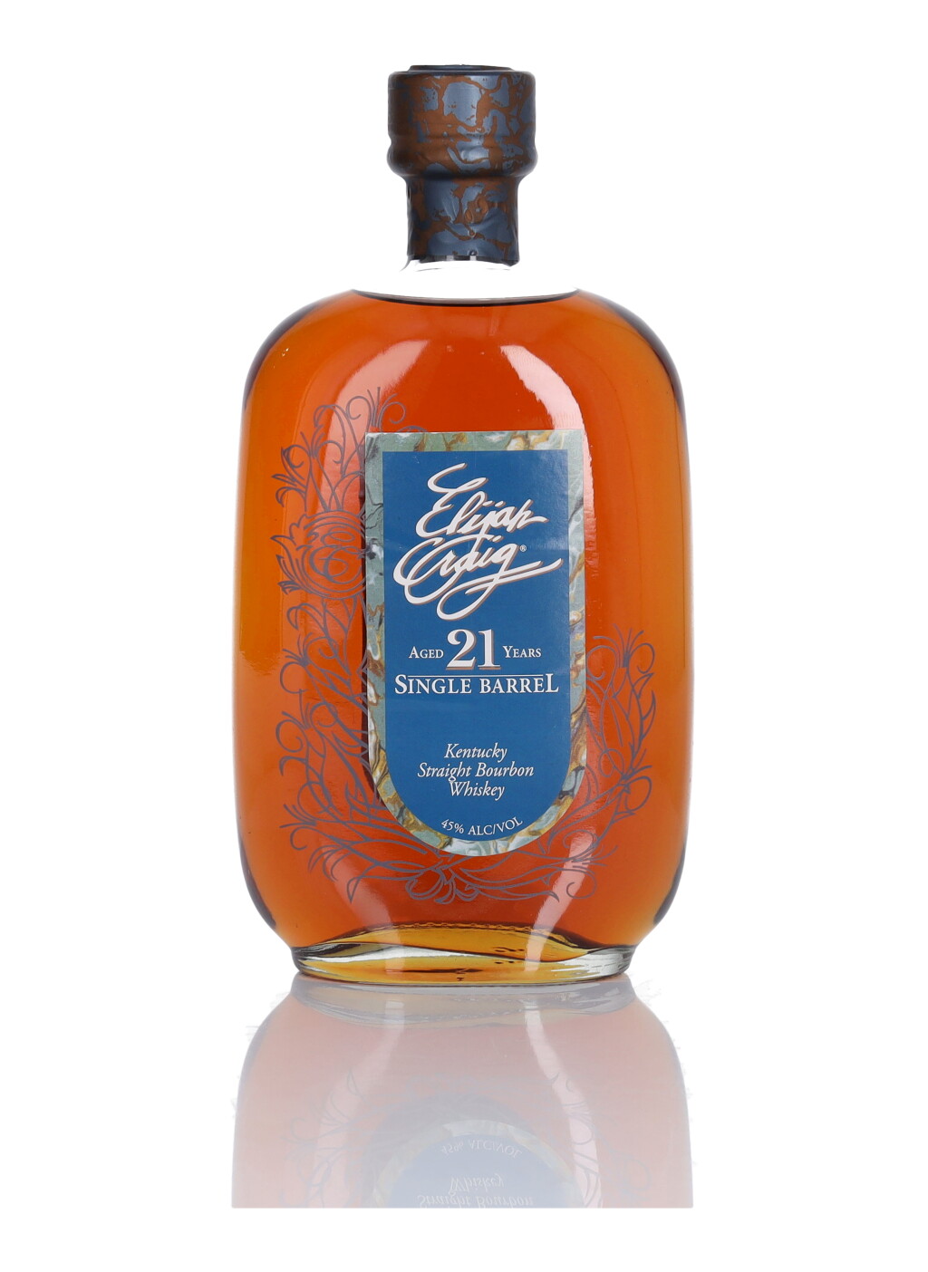 View full screen - View 1 of Lot 238. Elijah Craig Single Barrel 21 Year Old 45.0 abv 1990 (1 Bottle 75cl).