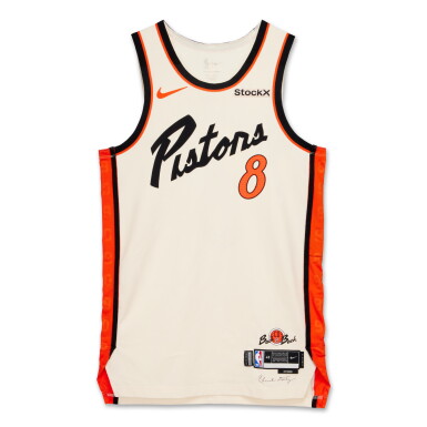 View full screen - View 1 of Lot 191. Tim Hardaway Jr. Detroit Pistons 2024-2025 Game Worn City Edition Jersey | Matched to 2 Games .