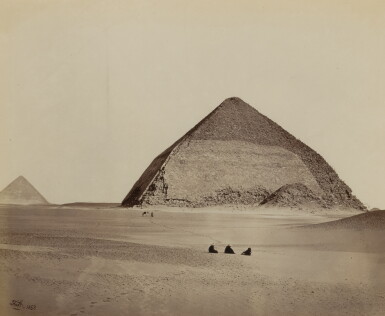 View full screen - View 1 of Lot 61. 'The Pyramids of Dahshoor from the South West'.