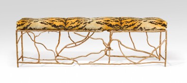 View full screen - View 1 of Lot 37. Unique Entrelacs Bench.