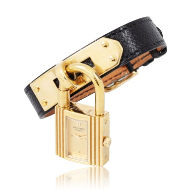 View full screen - View 1 of Lot 377. Hermès | Montre de dame, "Kelly" | Lady's wristwatch, 'Kelly'.