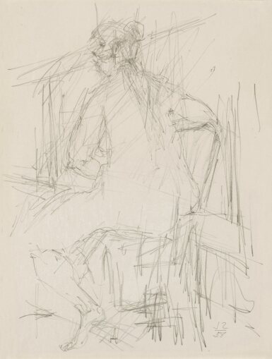 View full screen - View 1 of Lot 213. Seated Female Figure.