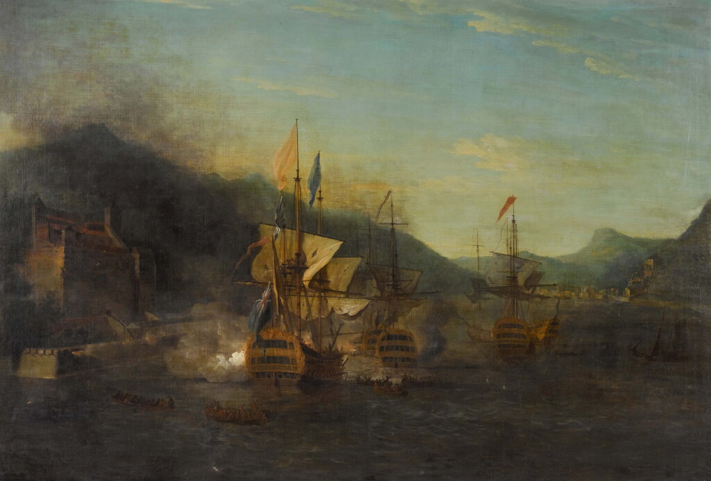 View full screen - View 1 of Lot 135. SAMUEL SCOTT | THE BATTLE OF PORTO BELLO.