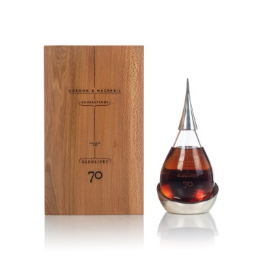 View full screen - View 1 of Lot 60. Glenlivet Gordon & MacPhail Generations 70 Year Old 45.9 abv 1940 (1 BT20).