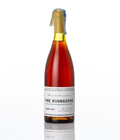 View full screen - View 1 of Lot 6220. Fine de Bourgogne 1986 Domaine de la Romanée-Conti (1 BT70).