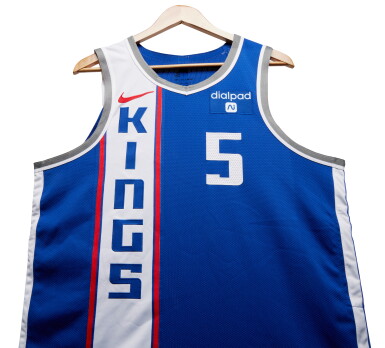 View full screen - View 1 of Lot 134. De’Aaron Fox Sacramento Kings 2023-2024 Game Worn City Edition Jersey .