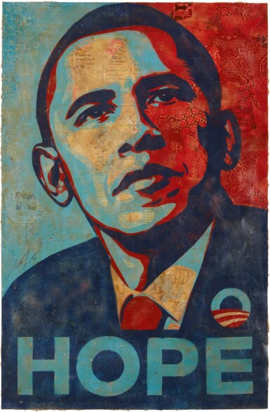 View full screen - View 1 of Lot 269. SHEPARD FAIREY | OBAMA HOPE.