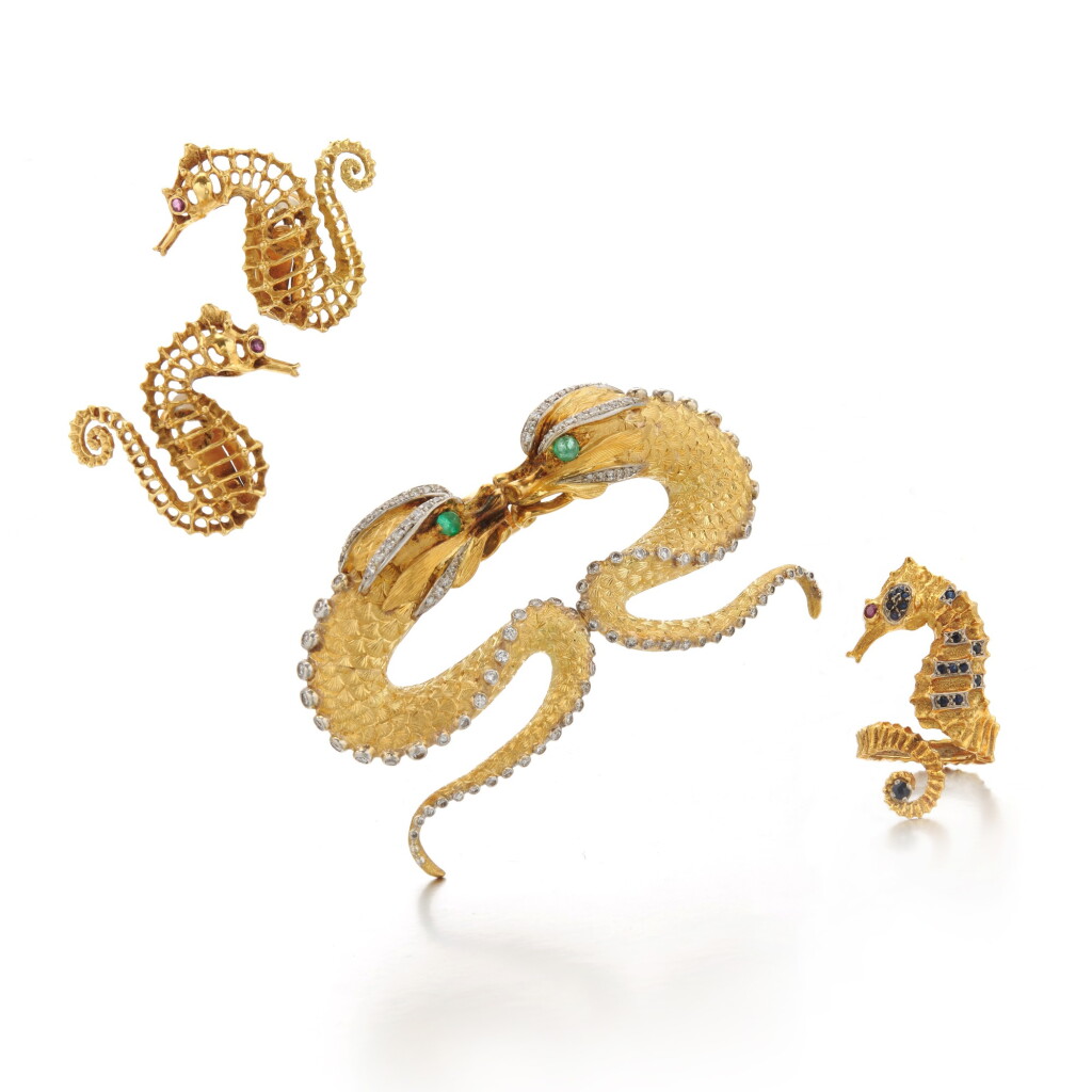 View full screen - View 1 of Lot 84. Collection of jewels (Collezione di gioielli).