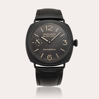 View full screen - View 1 of Lot 669. Reference PAM00292 Radiomir Black Seal | A PVD-coated stainless steel and black ceramic wristwatch, Circa 2010.