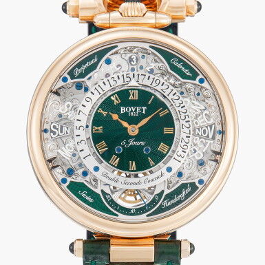 View full screen - View 1 of Lot 337. Virtuoso VII | A limited edition pink gold reversible and convertible perpetual calendar wristwatch with retrograde date double co-axial second, leap year and power reserve indication | Circa 2022.