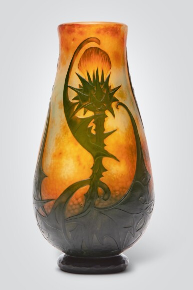 View full screen - View 1 of Lot 35. "Chardon" Vase.